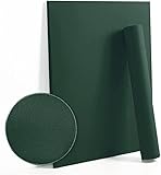 Dimoon Papel tapiz de contacto de color verde oscuro de 394 x 17.7 pulgadas, moderno, autoadhesivo, extraíble, apto para inquilinos, texturizado, color liso (394 x 17.7 pulgadas, esmeralda oscuro)