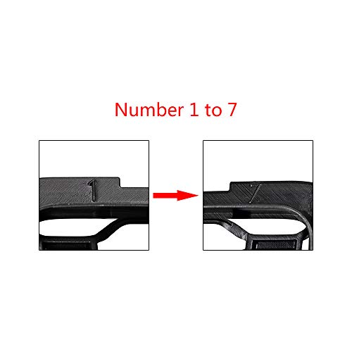 Image of Anzio 7pcs Matte Black Grill Inserts Front Mesh Honeycomb Compatible with 2017-2020 Grand Cherokee