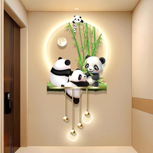 Peinture murale 3D lumineuse LED le cadeau deco salon ideal