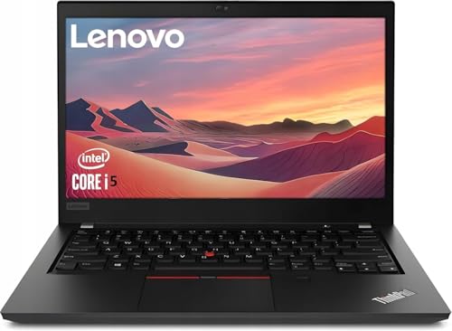 Lenovo Thinkpad T490 Business Ordinateur Portable, 14 Pouces (1366x768), Intel Core i5-8265U, 16 Go de RAM, 256 Go SSD, Clavier US QWERTY, Windows 11 Pro (reconditionné)