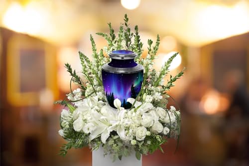 Image of Northern Lights Cremation Urns for Human Ashes Adult Female Urns for Ashes
