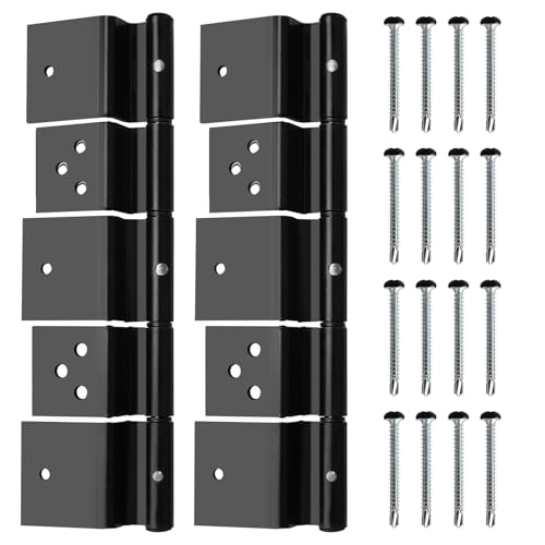 Screw Man RV Entry Door Friction Hinge Kit (2 Pcs) for Travel Trailer and Motorhome Suitable for 5th Wheel Trailer Door Hinge