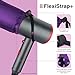 Bonnet Hair dryer - Integrated Elastic Headband That Reduces Heat Around Ears & Neck - Hood Hairdryer Attachment for Curly Hair - Easy to Use for Deep Conditioning and Fast Hair Drying (Purple)