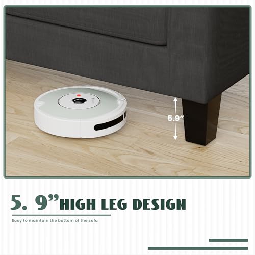 image for Homall Couch for Living Room, Sectional Sofa, Modern L-Shaped 3 Seat C