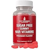 Hair Growth Gummies with Zero Sugar. Biotin Gummies For Faster Hair Growth For Women, Men. Also For...