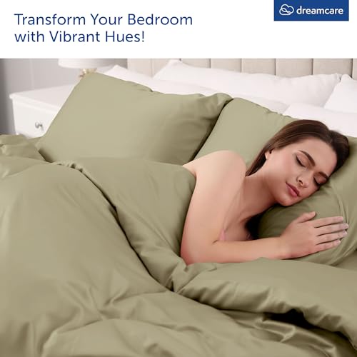 Image of DREAMCARE King Size Sheets Set - 6 pcs Breathable Cooling Sheets King Size