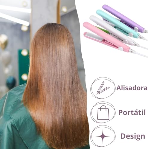 Chapinha Mini Prancha de Cabelo Portátil de Bolsa Mini Chapinha Alisadora Bivolt - YODHE