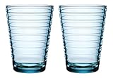 universell einsetzbar Iittala 3040 Aino Aalto Becher 33 cl, hellblau