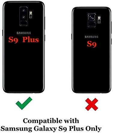 AlphaCell Cover Compatible with Samsung Galaxy S9 Plus (Only) | Holster Case Series | Military Grade Protection with Carrying Belt Clip | Protective Drop-Proof Shock-Proof | American Flag