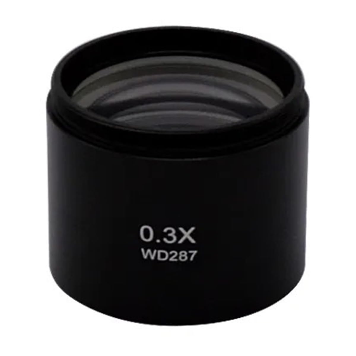 Zubehör für Labormikroskope WD165 0,5X 0,7X 1,0X 2,0X Hilfs Objektiv Mikroskop Kamera Objektiv for Trinokular Stereo Zoom Mikroskop Objektiv(0.3X Barlow Lens)