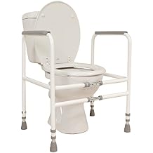 NRS Healthcare Width Adjustable Toilet Frame