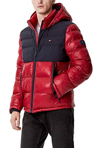 Image of Tommy Hilfiger Men's Classic Hooded Puffer Jacket (Standard and Big & Tall)
