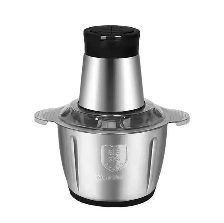 Electric Meat Grinder 800W | 2L Stainless Steel Food Chopper with 4 Blades | Electric Vegetable Chopper, Onion Chopper, Meat Mincer & Food Processor for Kitchen-image-20
