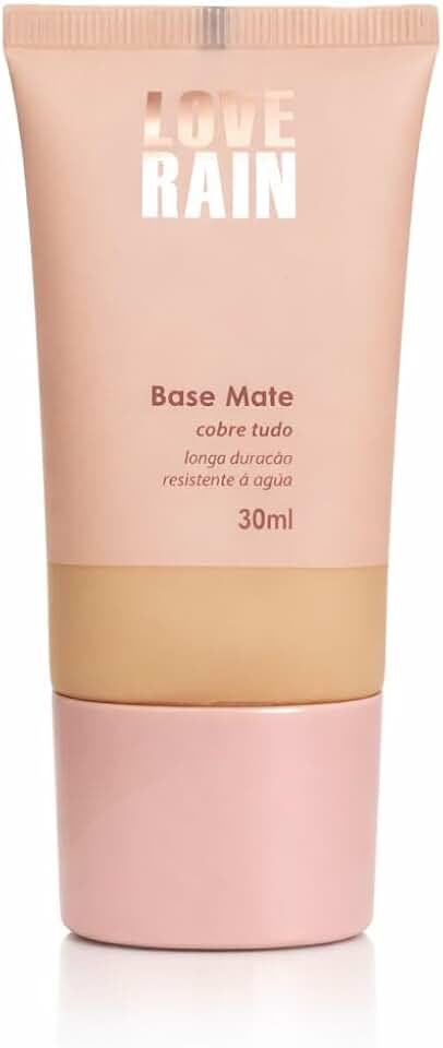 Base Líquida Matte Alta Cobertura Longa Duração Resistente à Água Não Craquela – Efeito Aveludado cor 03