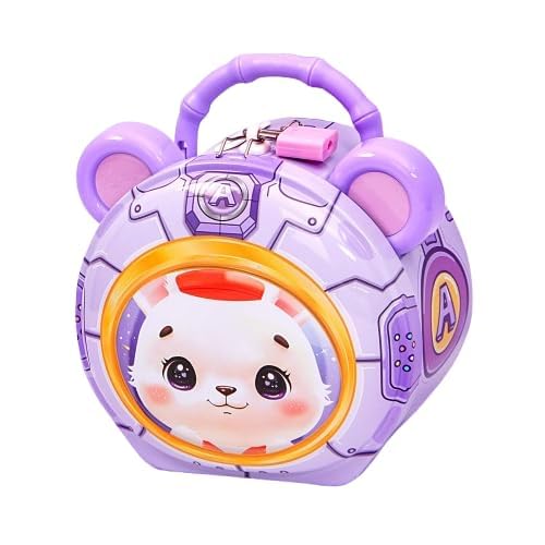 Image of Money Saving Bank with Coin Slot / /Creative Cartoon Design Money Bank / /Plastic Piggy Bank for Boys & Girls (Pack of 1) (Bunny)