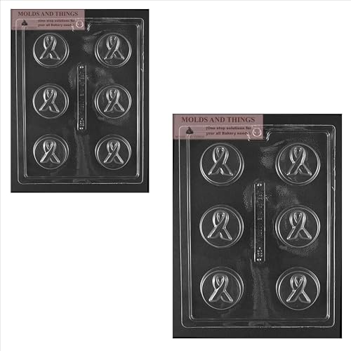 AWARENESS RIBBON COOKIE CANDY MOLD CHOCOLATE