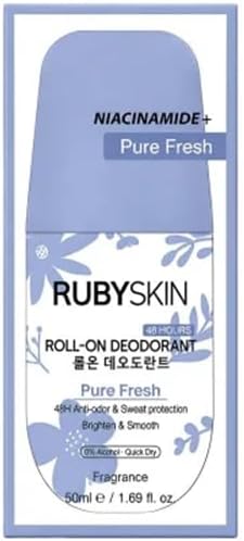 Niacinamide + Pure Fresh | 48-Hour Roll-On Deodorant 50ml | Anti-Odour, Sweat Protection, Smooth & Long-Lasting