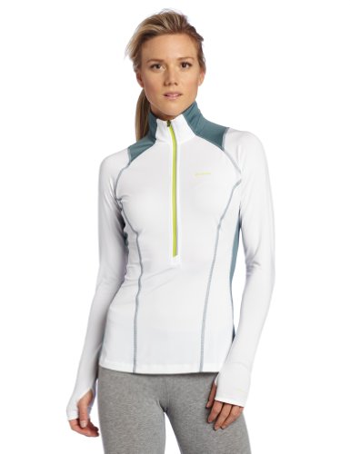 Haut solaire polaire 1/2 zip Columbia thermique bleu pour homme