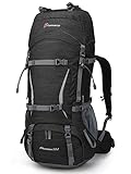 MOUNTAINTOP 50L Rucksack Wandern Trekkingrucksack Herren Damen für Camping Reisen Backpacking Sport