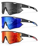 KALIYADI Polarized-Sunglasses Men Polarized Cycling-Sunglasses: Sports Sun Glasses for Running Cycling UV400 Protection