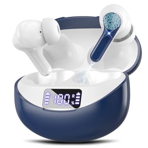 �y2025�N ���C�����X�C���z�� Bluetooth 5.4 �C���z�� i13 Hi-Fi�X�e���I ENC�m�C�Y�L�����Z�����O �ő�50���ԍĐ� LED�f�W�^���\�� �����y�A�����O IPX7�h�� �}�C�N�t�� �^�b�`���� �y�ʐ݌v �X�|�[�c/�ʋ�/�d���p�i�u