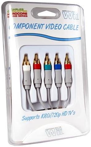 Cables Unlimited GAM-2100 6' Hardcore Gaming Series Component Video Cable for Nintendo Wii