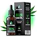 Produktbild CBD Öl 15% - Vollspektrum Extrakt CBD Tropfen - Deutsche Qualitätsmarke - Cannabidiol Tropfen - Echtes Cannabisöl - Deine natürliche Alternative - 10ml - 250 Hanföl Tropfen - 1500mg CBD - BLATTWERK