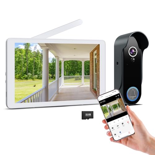 Bvavo Wireless Video Doorbell Intercom System, Smart Doorbell Camera with Monitor, 1080P WiFi Video Door Phone with 8" Touch Screen, Motion Detection, Night Vision, No Monthly Fees, Tuya APP thumbnail 9
