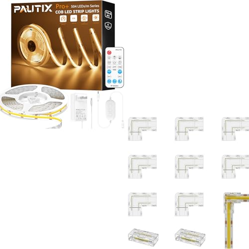 Tira de LED COB PAUTIX 2700K Dimmable 16.4 pies miniatura 1