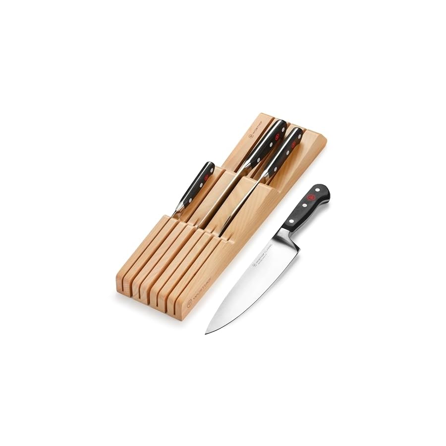 Wusthof Classic 5 Piece In-Drawer Knife Block Set