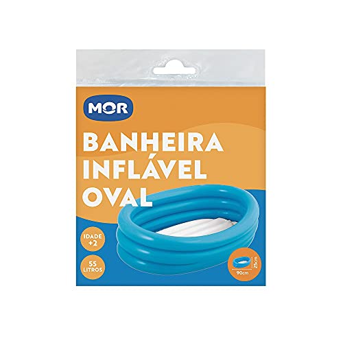 Banheira Inflável 55 Litros Oval Mor