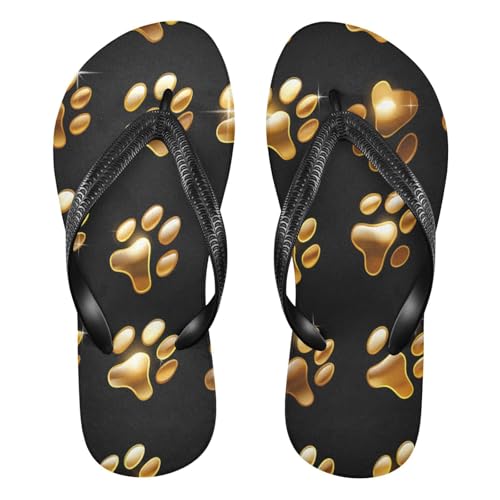 STAYTOP Cat Paw Print Flip Flops Sandals of Men's & Women's,Sandals Beach Slippers Shower Slides