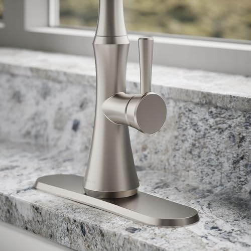 Kohler R28706-SD-VS Kaori Single Handle Kitchen Faucet with Pull Down Sprayer and Soap Dispenser, Vibrant Stainless by Kohler - Image 6