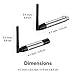 Donner Wireless DMX 7 Receivers & 1 Transmitter, DMX512 Wireless Stage Lighting Control for LED Stage Disco Party Bar Lighting, Dfi DJ 2.4G Wireless DMX 8PCS