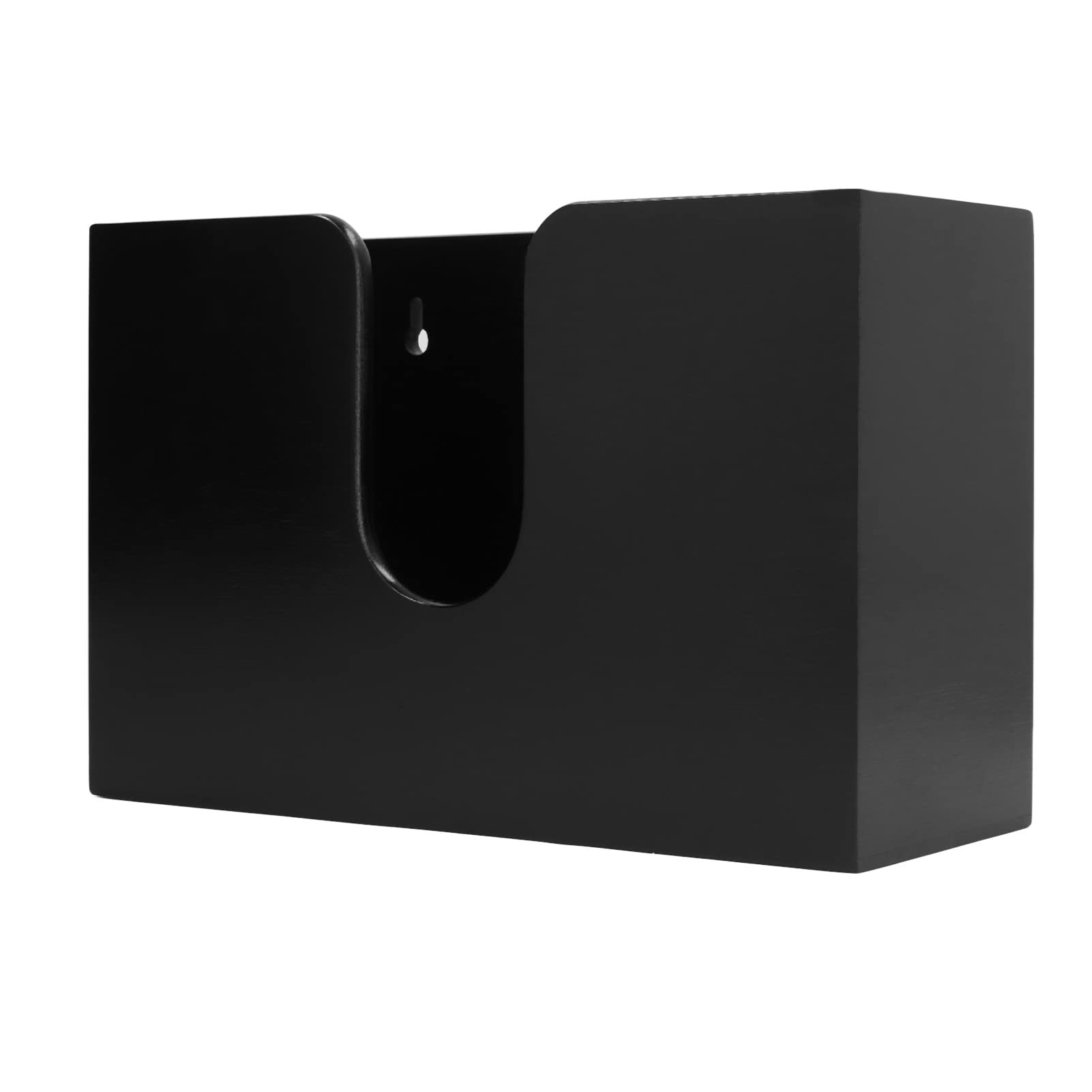 Dispenser di asciugatutto in bambù, portafazzoletti multifold con design da parete e da appoggio, scatola per tovaglioli dai bordi arrotondati e lisci per bagno, e ufficio