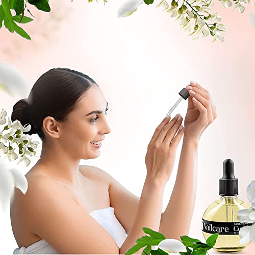 C Care Cuticle Oil Care Set, Contains A 2.5Oz Bottle With Dropper, And Roll-On Bottle, For Home And On The Go Use (Sweet Almond) #TOP3