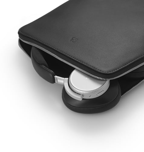Image of Bang & Olufsen Beoplay H100 Premium Wireless Active Noise Cancelling Over-Ear Headphones with Protective Carrying Case, Infinite Black | Premium Wireless, Active Noise Cancelling, Protective Carrying Case