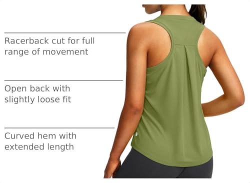 Image of G Gradual Women's Workout Tops Racerback Athletic Tank Tops