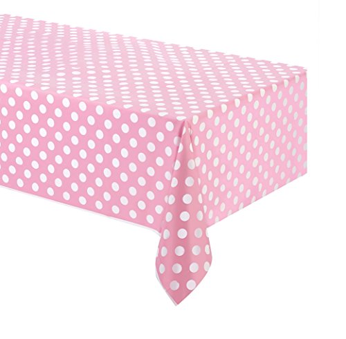 Takestop® TOVAGLIA di PLASTICA per Feste Rosa Pois...