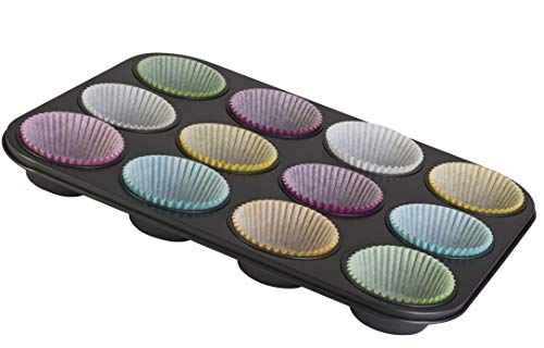 Montopack 300-Pack Holiday Party Mini Paper Baking Cups - No Smell, Safe Food Grade Inks And Paper Grease Proof Cupcake Liners Perfect Cups For Cake Balls, Muffins, Cupcakes, And Candies #TOP3