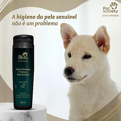 Pet Society Shampoo Filhotes e Pele Sensível 300ml Pet Society para Cães