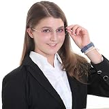 LifeArt Okulary blokujące niebieskie światło, komputerowe okulary do czytania, okulary do gier, okulary do TV dla kobiet mężczyzn, antyodblaskowe (złoty, powiększenie 1,50)
