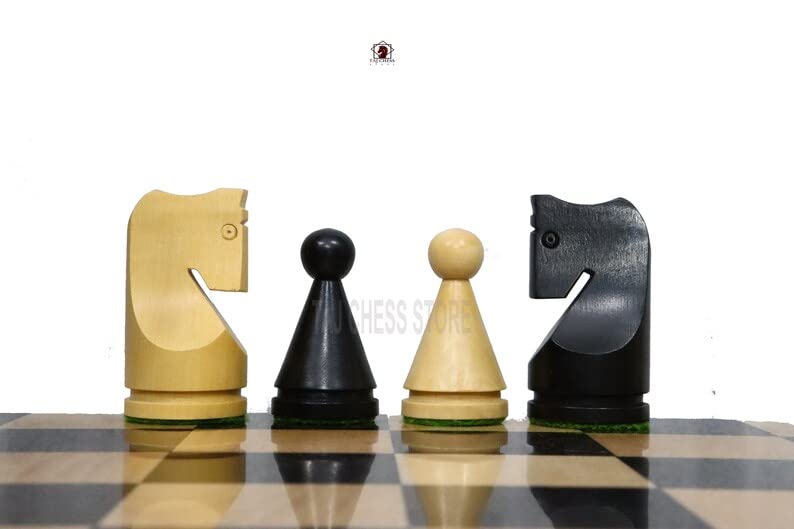 Pièces d'échecs russes stables faites main pour éviter les chutes - 2