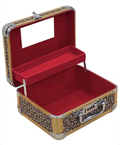 Image of Adson Professional Beauty Makeup Cosmetic Vanity Case /Box (COPPER)
