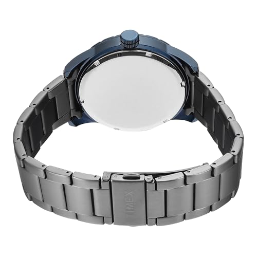Image of TIMEX Gunmetal Round Dial Analog Men's Watch - TWEG28502