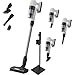 AEG Ultimate 7000 GEN2 Akku Staubsauger kabellos, Auto Modus, AllFloor LED Bodendüse für optimale Sicht, leicht 1,35kg Handsauger, starke Reinigung bis zu 40 Min Laufzeit, HEPA-Filter, weiß AP72UB21AM