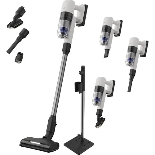 AEG Aspirador Escoba Sin Cable 7000 AP72UB21AM, 2 en 1 Escoba y Mano, hasta 50 min autonomía, Cepillo AllFloor Car LED, Filtración HEPA 6 etapas, Depósito 0,3 L