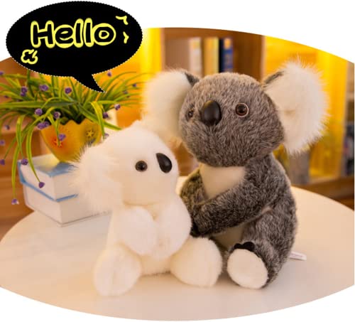 NatureMan Koala Bear Stuffed Plush Animal Simulation Koala Doll Toy Gift for Kids (Gray,11inch - Thumbnail 5