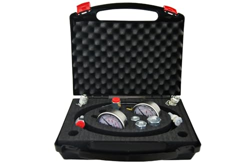 ManoCom Glycerin Manometer Messkoffer Hydraulik Pneumatik Messtechnik