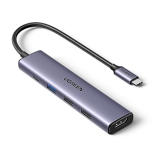 Amazon | UGREEN Revodok 105 USB C ハブ 5-IN-1 HDMI 出力USB